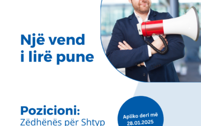 NJOFTIM PËR VEND TË LIRË PUNE NË TIRANË- Zëdhënës për Shtyp dhe Marrëdhënie me Mediat