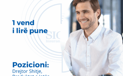 NJOFTIM PËR VEND TË LIRË PUNE- Drejtor shitje Produket e Jetës dhe Pensioneve, Fier