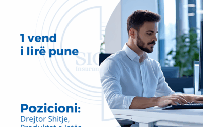 NJOFTIM PËR VEND TË LIRË PUNE- Drejtor shitje Produket e Jetës dhe Pensioneve, Elbasan