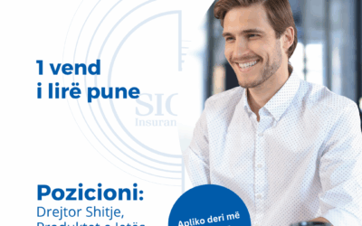 NJOFTIM PËR VEND TË LIRË PUNE - Drejtor Shitje Produket e Jetës dhe Pensioneve, Sarandë