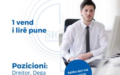 NJOFTIM PËR VEND TË LIRË PUNE - Drejtor, Dega Dibër