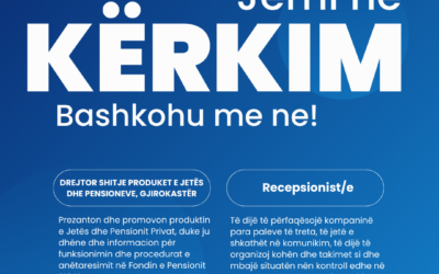 NJOFTIM PËR VEND TË LIRË PUNE - Drejtor shitje produket e Jetës dhe Pensioneve, Gjirokastër