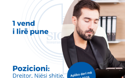 NJOFTIM PËR VEND TË LIRË PUNE - Drejtor, Njësi shitje, Librazhd