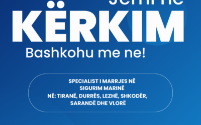 NJOFTIM PËR VEND TË LIRË PUNE - Specialist i Marrjes në Sigurim Marinë